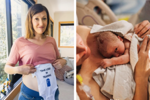 Celia Pacquola accueille son premier bébé avec Dara Munnis
