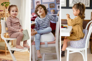 12 chaises junior pour tout-petits et rehausseurs de table pour les repas