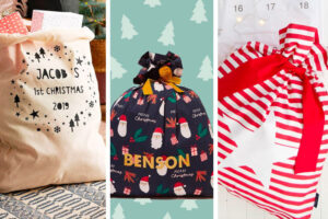 11 sacs de Père Noël pour joyeux petits lutins