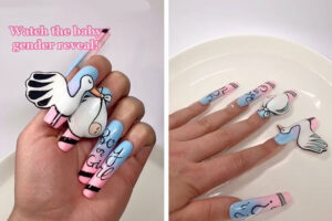 Les ongles révélateurs de genre sont la dernière tendance de la grossesse