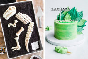 22 gâteaux de dinosaures pour une fête rugissante