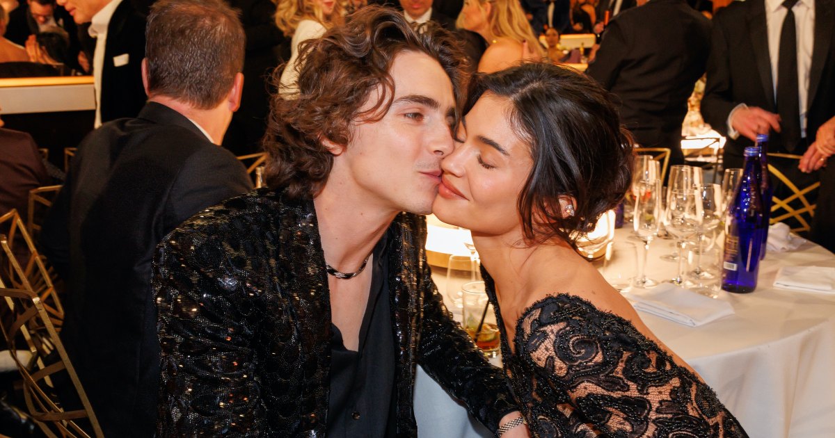 Photos PDA de Kylie Jenner et Timothée Chalamet : photos de baisers