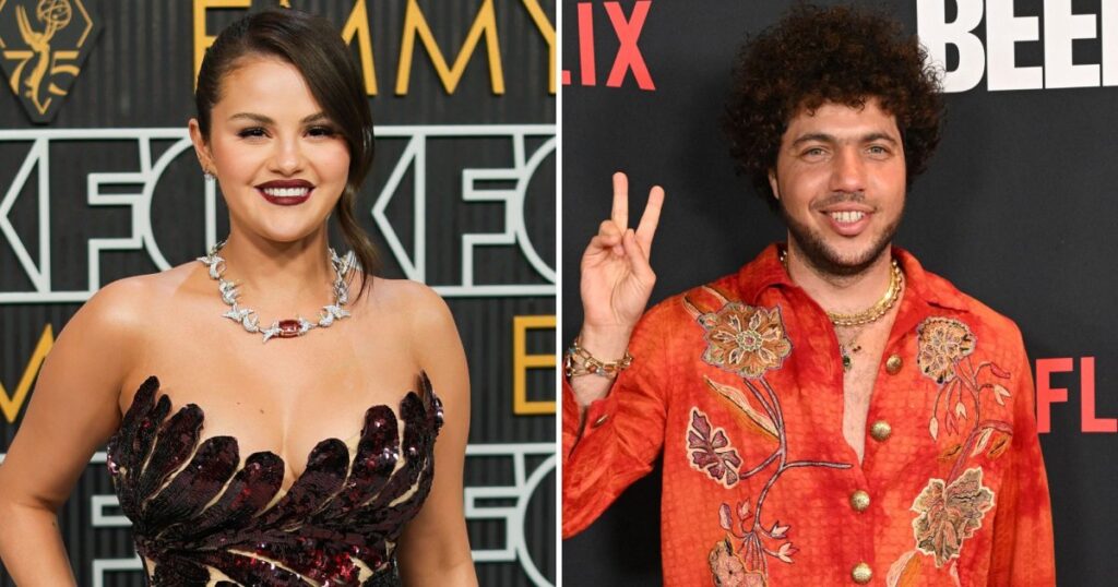 Selena Gomez et Benny Blanco arrivent ensemble aux Emmys 2023