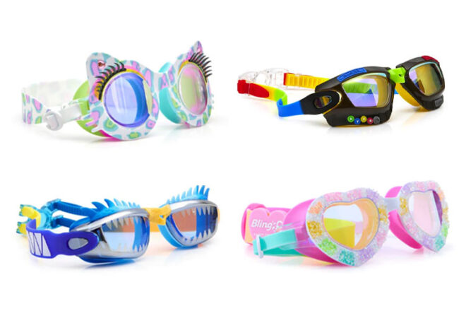 Quatre styles différents de lunettes Bling2o
