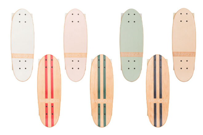 Les skateboards Bandwood dans chaque variation de couleur