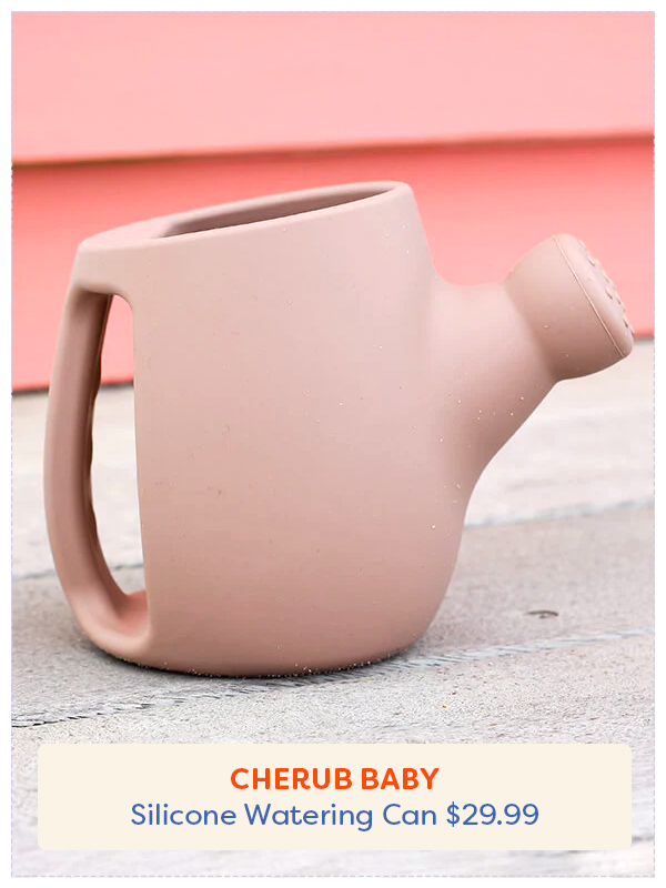 L'arrosoir en silicone pour bébé chérubin