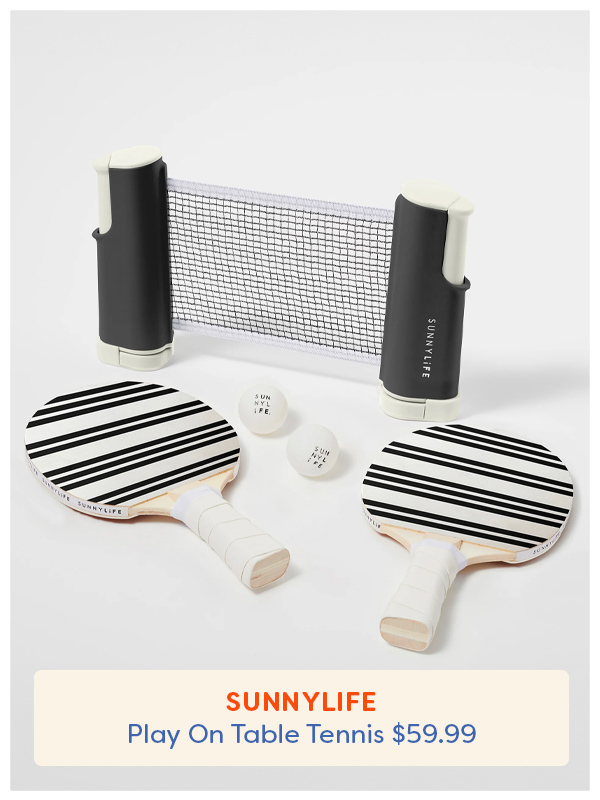 le kit de tennis de table SUNNYLiFE