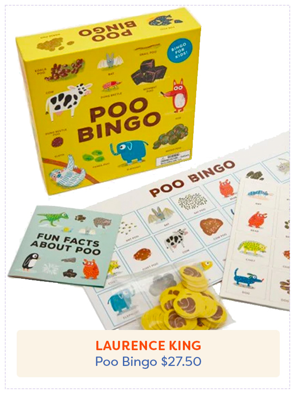 Jeu de bingo caca mis en place pour jouer sur une table