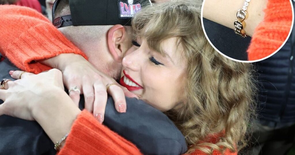 Travis Kelce a offert un bracelet d'amitié 'TNT' à Taylor Swift