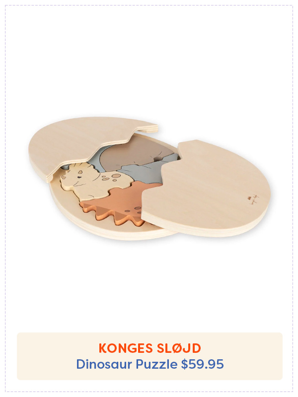 Image montrant le puzzle dinosaure Konges Sløjd