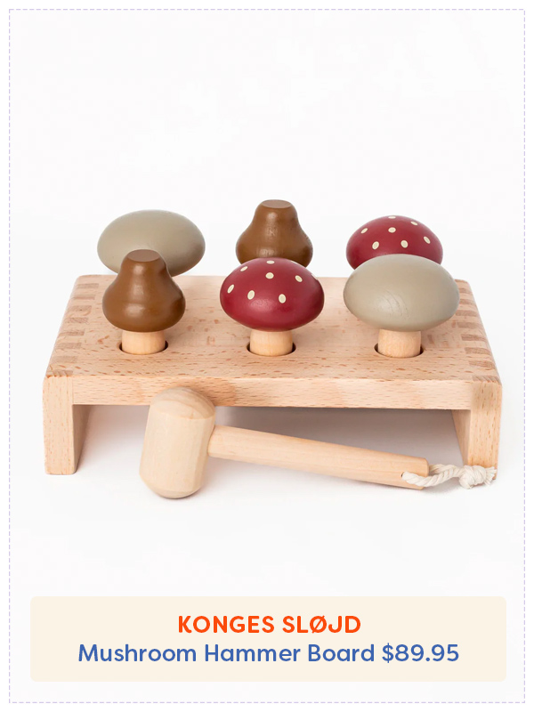 Image montrant la planche de marteau à champignons de Konges Slojd