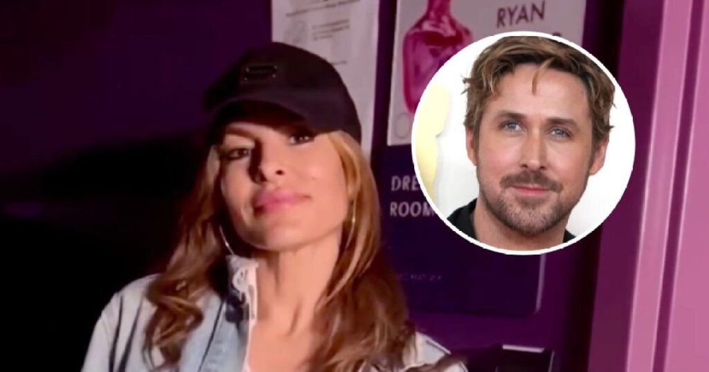 Eva Mendes soutient Ryan Gosling dans les coulisses des Oscars 2024