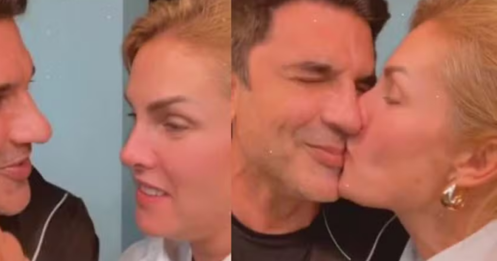 Edu Guedes provoque Ana Hickmann et reçoit un baiser de sa petite amie lors d'un dîner romantique pour deux : "Demain sera encore meilleur"