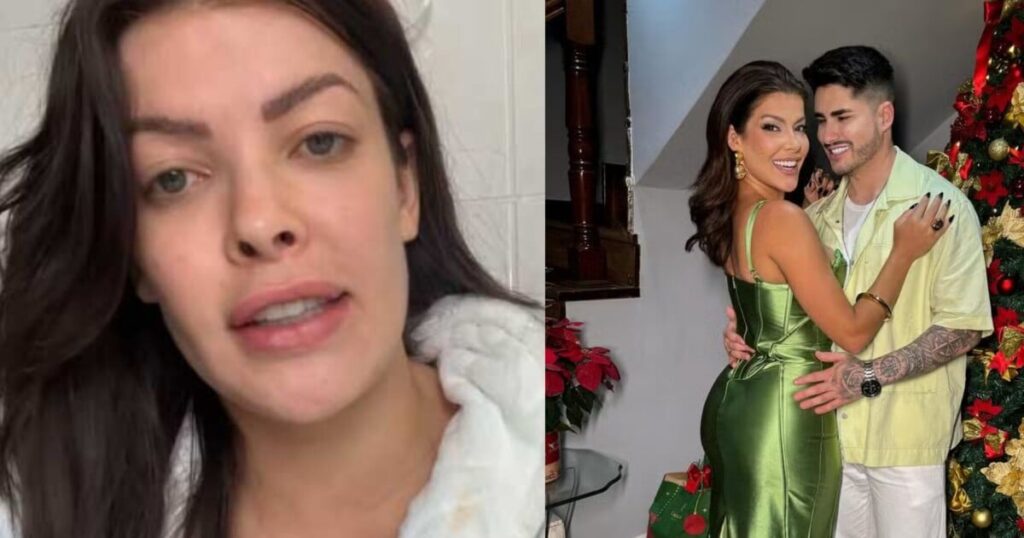 Jaquelline Grohalski réagit aux rumeurs selon lesquelles elle aurait été trompée par Lucas Souza, après qu'un influenceur ait exposé sa sexualité