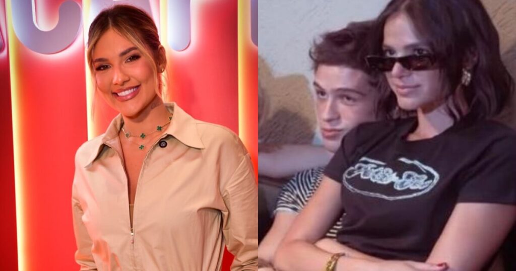 "Virginia n'est plus..." : la photo de Bruna Marquezine sur les genoux de João Guilherme donne des mèmes et des citations au présentateur de SBT.  Regarder!