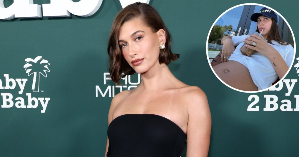 Hailey Bieber montre le ventre de son bébé n°1 : photos de grossesse