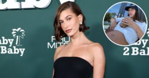 Hailey Bieber montre le ventre de son bébé n°1 : photos de grossesse