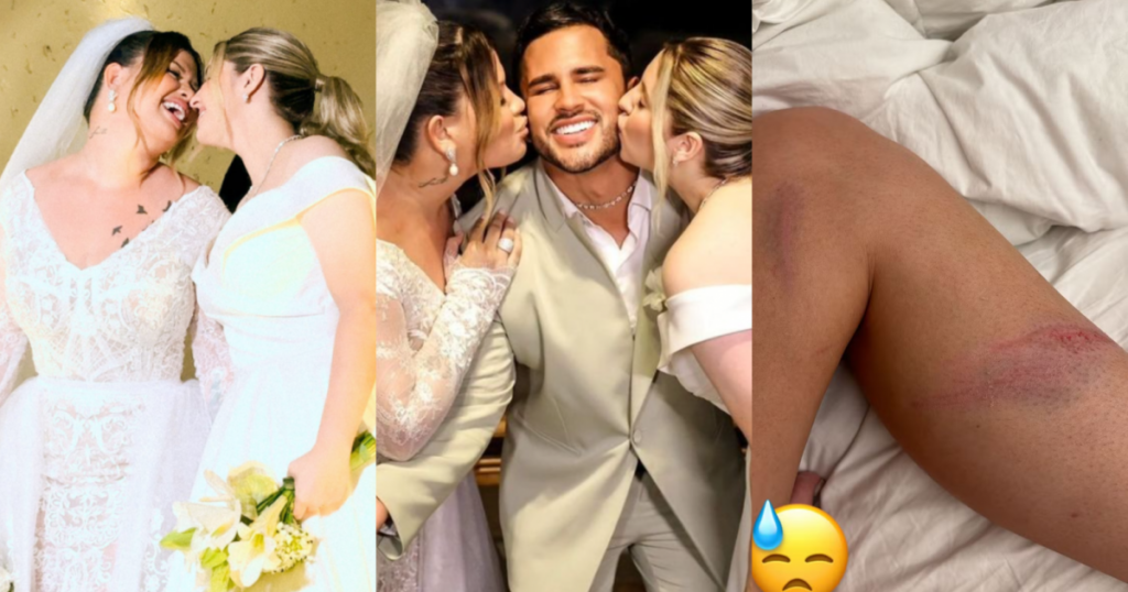 Mariage de Thamara Maia et Mayara Bouvier : looks des mariées, décoration romantique, bataille pour attraper le bouquet et TOUT sur la cérémonie