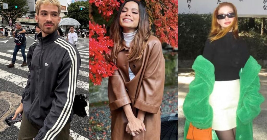 Outre Bruna Marquezine et João Guilherme, ces 12 célébrités ont choisi Tokyo comme nouvelle destination préférée pour voyager. Voir les photos !