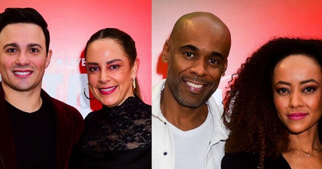 Silvia Abravanel, Luiza Possi, Valéria Almeida, de "Encontro", et d'autres personnalités emmènent des couples à l'événement en hommage aux victimes des pluies en RS