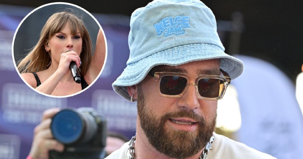 Travis Kelce porte le bracelet « Fearless » dans Taylor Swift Nod