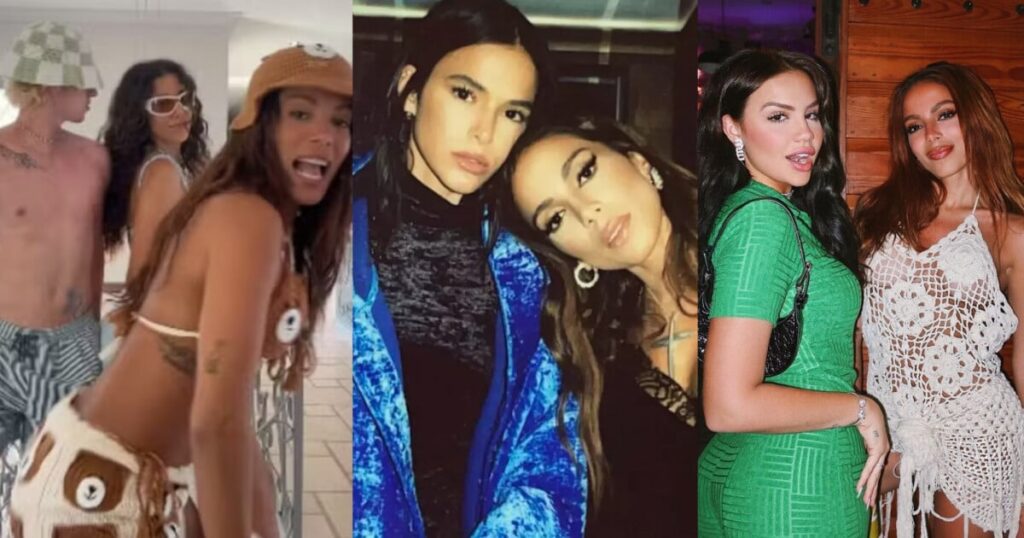 Anitta est détonnée par une vidéo avec le couple Marina Sena et Juliano Floss and Web rappelle du vieux bœuf avec Bruna Marquezine : "Aucune responsabilité émotionnelle"