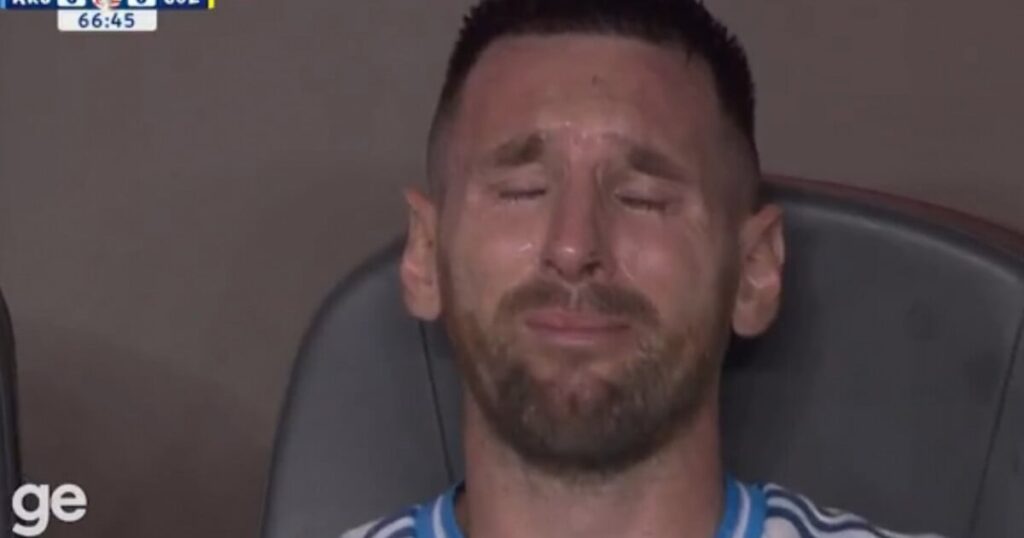 Finale de la Copa América : après la blessure et les larmes de Messi, Antonela Rocuzzo émerge avec son mari et attire l'attention sur la toile. 'S'il te plaît...'