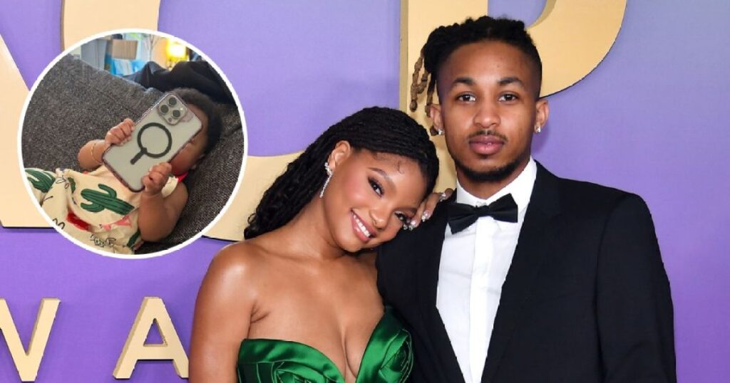 Halle Bailey et DDG partagent les premières photos du visage de son fils Halo