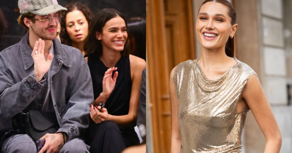 La vidéo de Bruna Marquezine et João Guilherme ensemble lors d'un défilé de mode ravit Sasha en direct sur Globo : "Très mignon"
