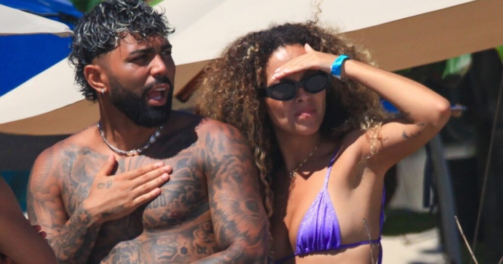 Pas de chance au jeu, chance en amour : Gabigol renoue avec l'ex-influenceur de Vini Jr. lors du festival de musique de Rio