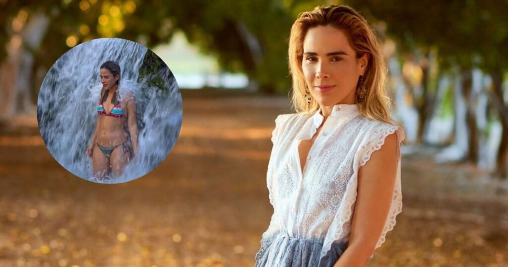 Wanessa Camargo, en bikini imprimé, se détend dans une cascade paradisiaque lors d'un voyage romantique avec Dado Dolabella et ses enfants