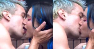 Couple officiel ! Après avoir flirté et "bitoca", Unna X et Matheus Torres partagent un baiser au cinéma dans "Estrela da Casa"