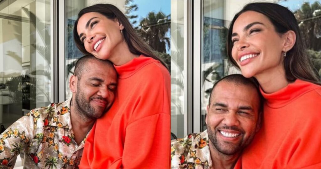 "Si cela vous dérange, ne regardez pas": Joana Sanz publie une photo "heureuse" avec Daniel Alves à l'extérieur de la prison et répond aux critiques concernant le mariage
