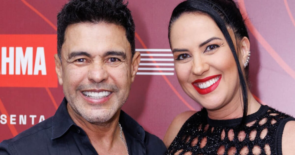 Graciele Lacerda met en valeur son ventre dès sa première grossesse et reçoit l'affection de son mari, Zezé Di Camargo, dans les coulisses du spectacle. Des photos !