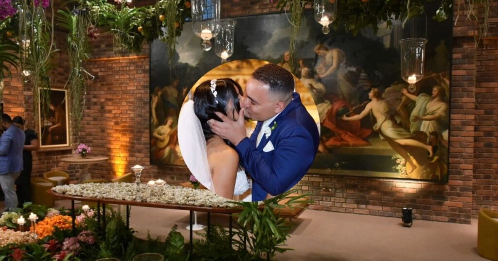Fleurs, bougies et touche classique : les détails de la décoration de mariage de João Gomes et Ary Mirelle