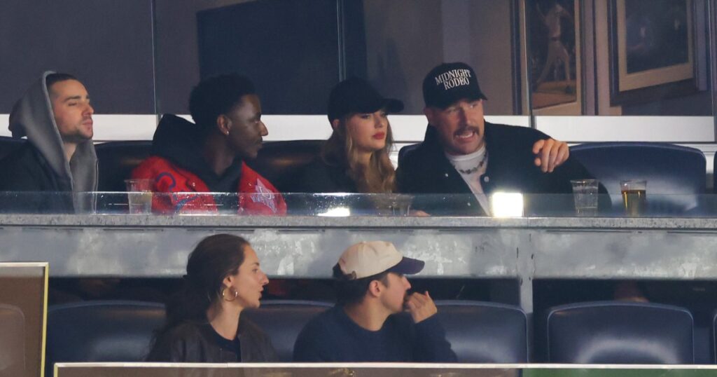 La MLB appelle Travis Kelce Taylor Swift le « futur mari » au match des Yankees