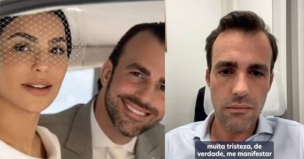 Le député Lucas Bove nie l'agression et critique les accusations de son ex-femme, Cíntia Chagas : "Je ne m'attendais pas à cela de la part de quelqu'un que j'aimais et auquel je tenais tant"
