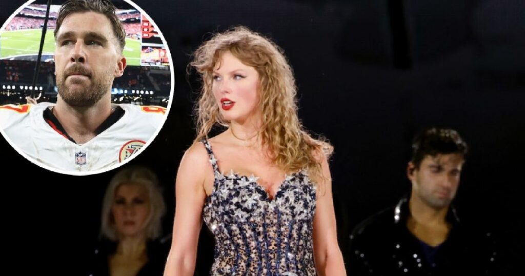 Taylor Swift fait le premier signal de Travis Kelce lors de la tournée Eras