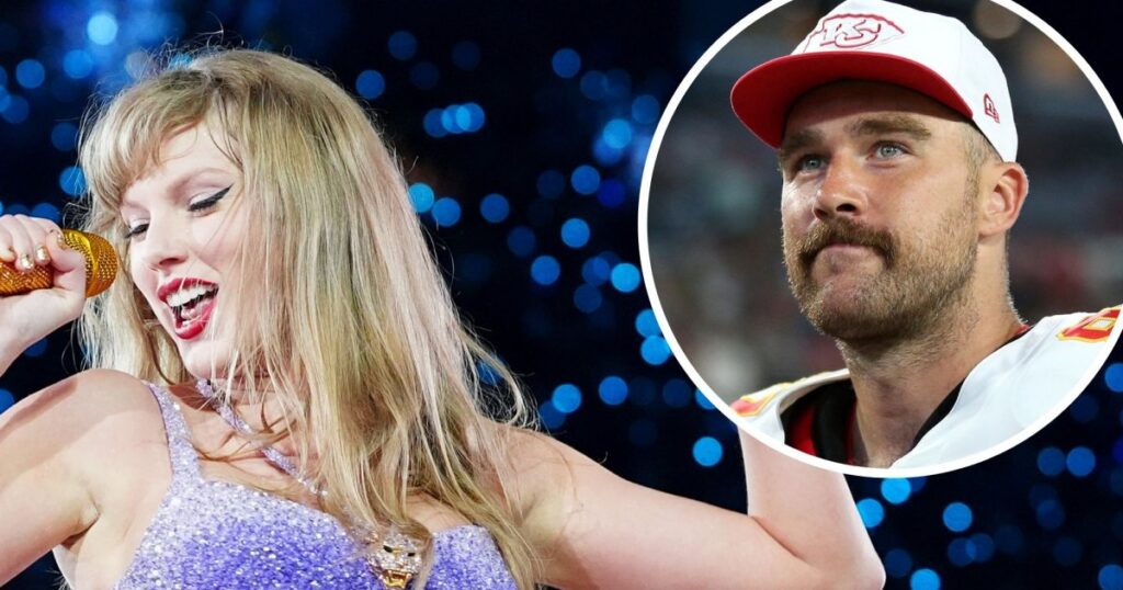 Taylor Swift rend hommage à Travis en mimant un lancer de football