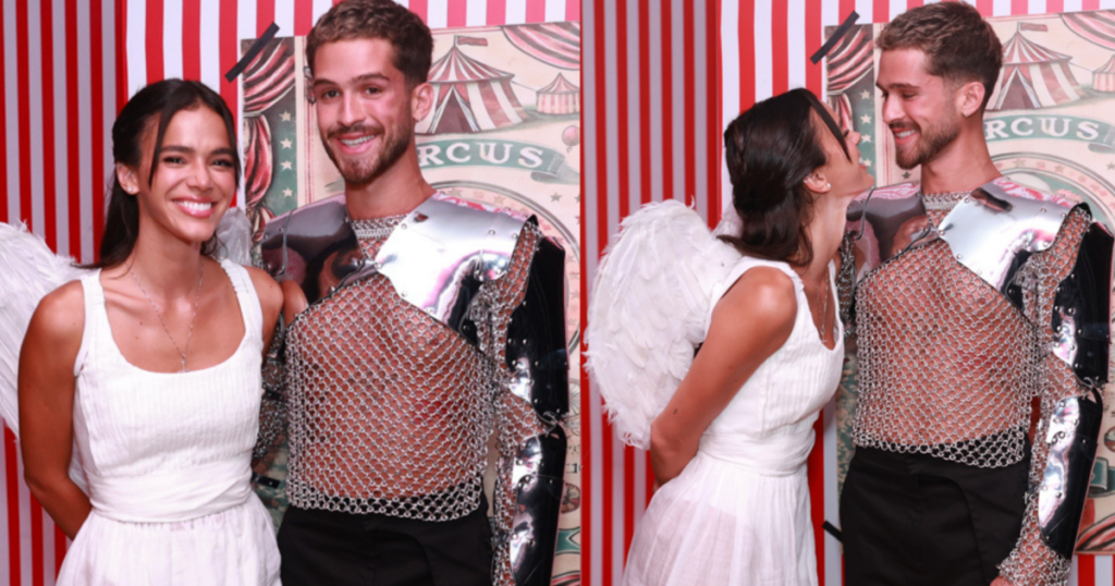 Bruna Marquezine et João Guilherme abandonnent la « prohibition » et posent ensemble pour la première fois, accompagnés d'un baiser. Des photos !