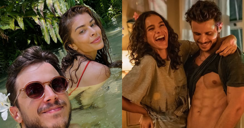 L'acteur désigné pour l'affaire Grazi Massafera est le partenaire romantique de Bruna Marquezine dans une nouvelle série et fait des scènes torse nu