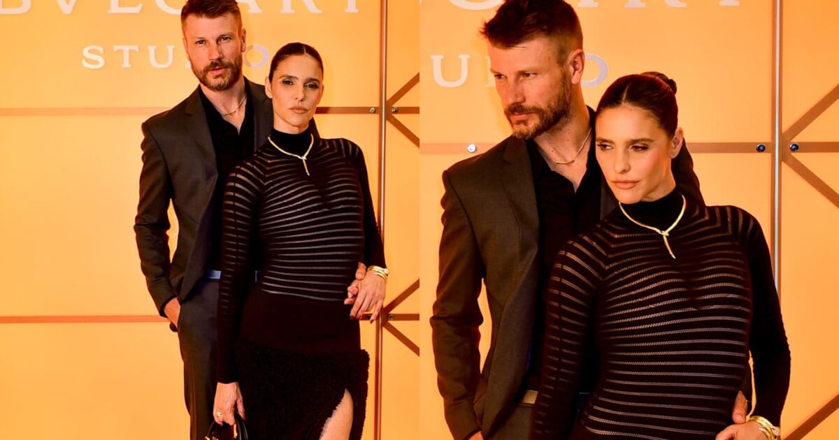 Un couple chic ! Fernanda Lima et Rodrigo Hilbert optent pour des looks luxueux pour un événement mode à São Paulo ; voir les photos