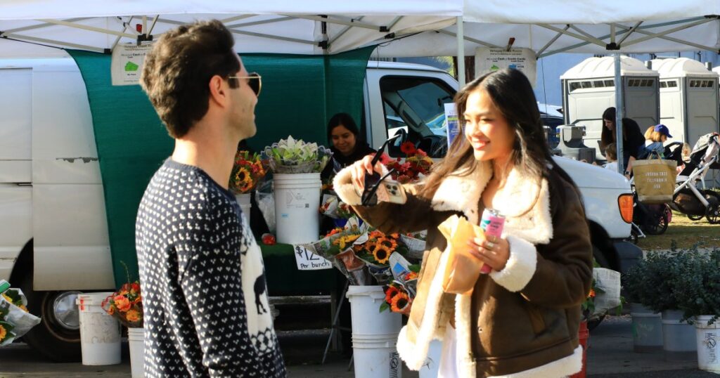 Jenn Tran et Sasha Farber ont rendez-vous au marché fermier