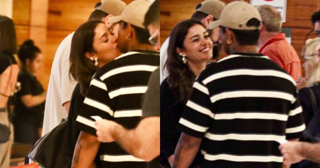 Juste de l'amour, juste de l'amour ! Sophie Charlotte et Xamã échangent des baisers avant de regarder "I'm Still Here" dans un cinéma de Leblon ; des photos
