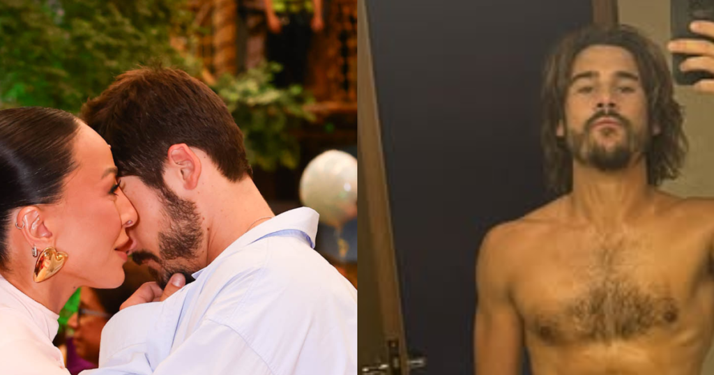 Nicolas Prattes montre des 'renflements' dans son short lors d'un match de football et même Sabrina Sato ne rate pas la blague : 'J'adore...'