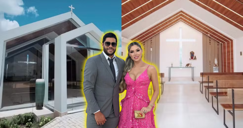 'Lover a la maison, la maison et pourtant ...': Hulk construit une chapelle de luxe dans Mansion après le mariage avec Camila Ângelo et Web DeTona