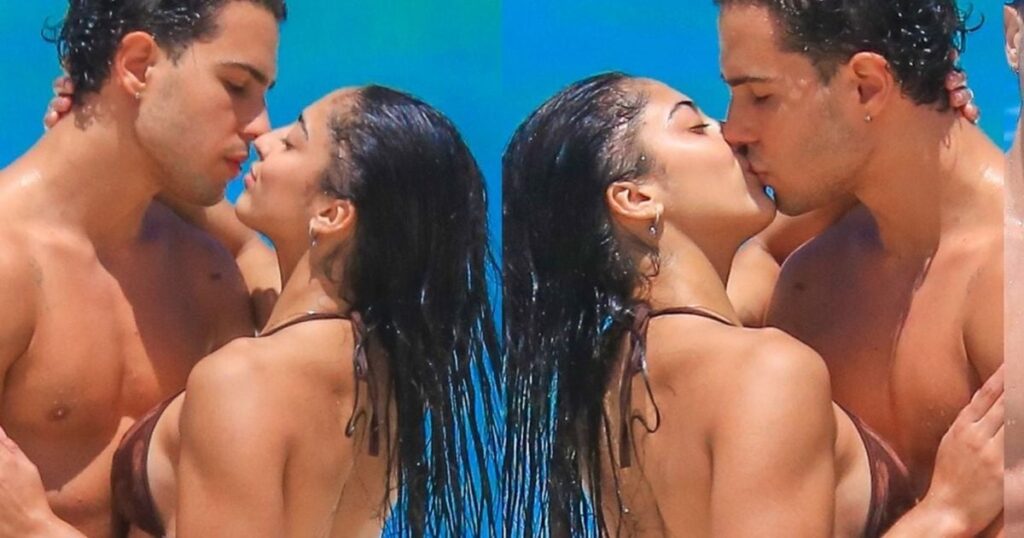 Médaille d'or pour «Poliana Adventures»? Ancienne feuilleton SBT, Igor Jansen est rattrapée avec le gymnaste Julia Soares pour s'embrasser. Voir les photos du couple!