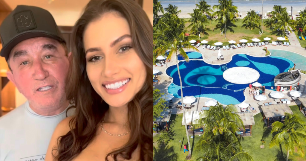 4 000 R $ nuits, cuisine méditerranéenne et plus: Connaissez l'écoresort choisi par Batista bien-aimé pour une lune de miel avec une femme 51 ans plus jeune