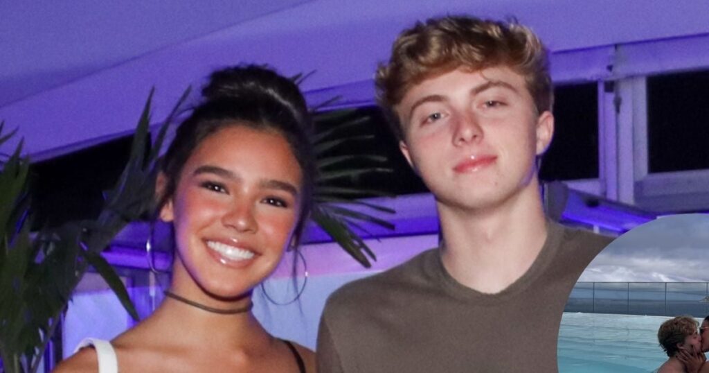 Benício Huck embrasse beaucoup sa petite amie Duda Guerra dans un hôtel de luxe à Rio après les rumeurs de la prohibition de Luciano Huck. Photos!