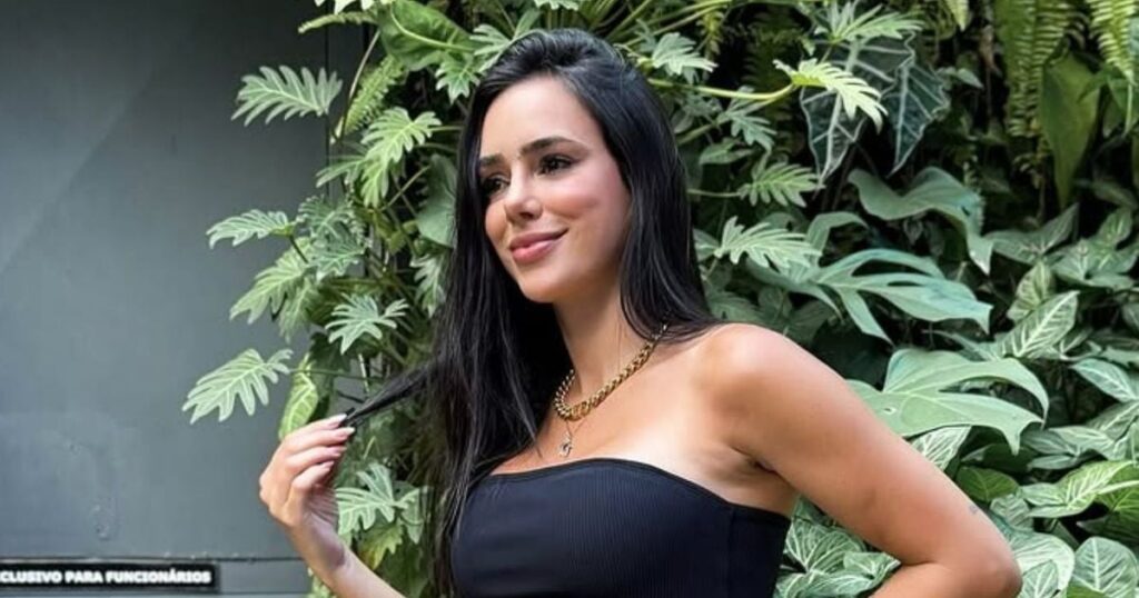 Fin de controverse ?! Bruna Bianincardi, dans une robe collée, valorise le ventre enceinte en photo et prend des mesures après des attaques avec une trahison supposée de Neymar